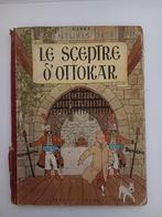 Le scepter d'ottokar , 1947 , B1 , mindere staat, Gelezen, Eén stripboek, Ophalen of Verzenden, Herge