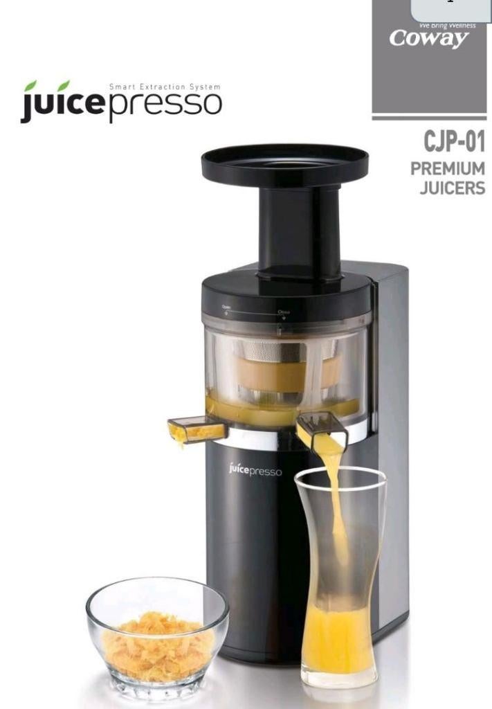 Slowjuicer COWAY NP €230, Ophalen of Verzenden, Zo goed als nieuw, Elektrisch, Slowjuicer