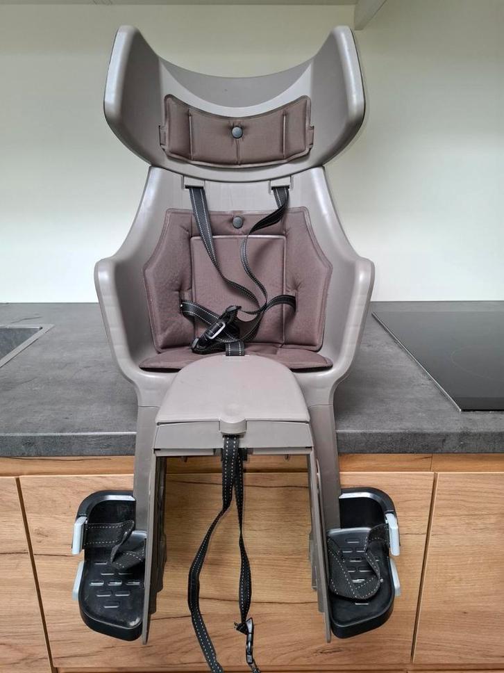 Bobike Exclusive Maxi Plus fietsstoel en 2 montagebeugels, Fietsen en Brommers, Fietsaccessoires | Fietsstoeltjes, Gebruikt, Achterzitje