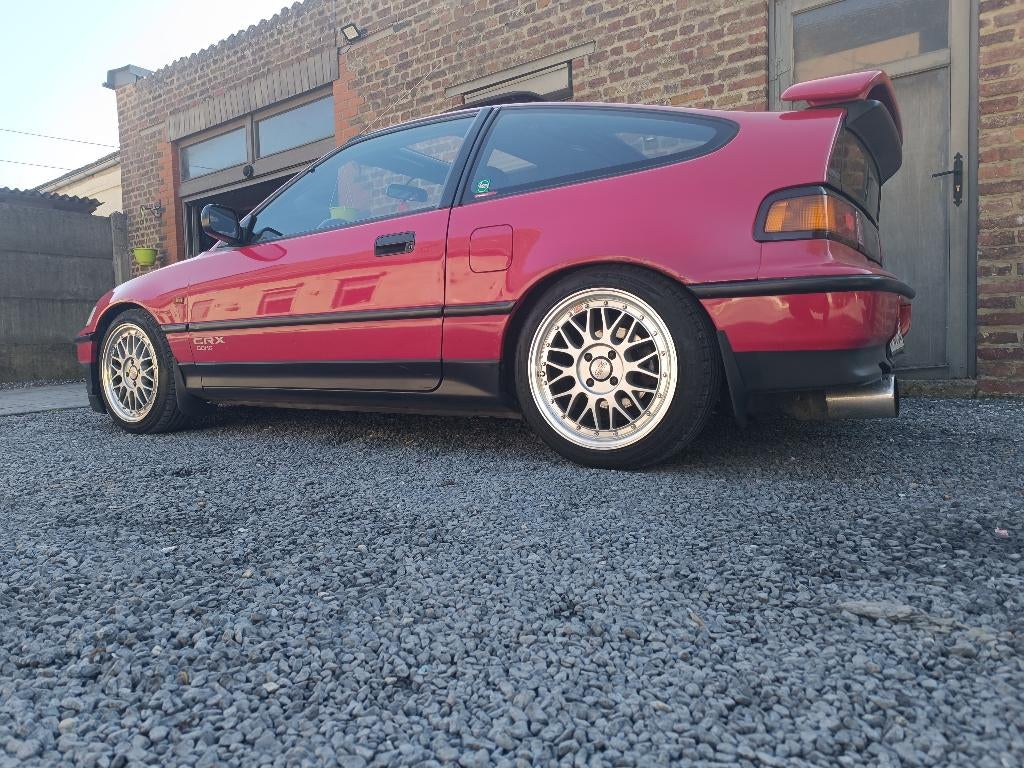 Honda crx 16i16, Rouge, Boîte manuelle, Noir, Particulier