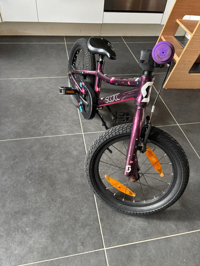 Velo 16 pouce scott, Vélos & Vélomoteurs, Enlèvement, Utilisé, 16 à 20 pouces