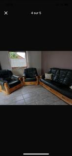 Salon cuir, Enlèvement ou Envoi, Comme neuf, Cuir