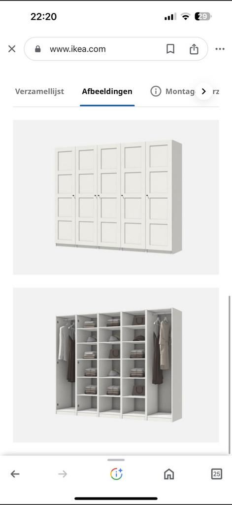 Ikea pax kast, Ophalen, Zo goed als nieuw