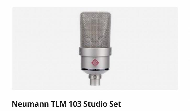Neumann TLM 103, Audio, Tv en Foto, Buizenversterker, Ophalen