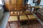 6 stoelen, Ophalen, Gebruikt, Bruin, Hout