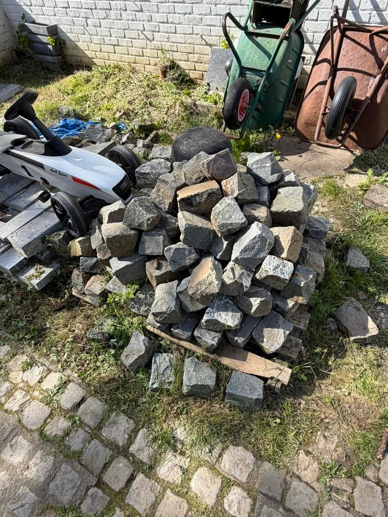 Pavé à donner, Jardin & Terrasse, Gravier, Rochers & Caillasse, Enlèvement, Comme neuf
