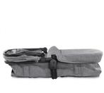 Poussette double grise, Enfants & Bébés, Poussettes & Combinaisons, Autres marques, Enlèvement ou Envoi, Poussette combi, Tige de poussée réglable