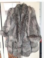 Exclusieve zilvervossen bontjas, Italië, Kleding | Dames, Jassen | Winter, Ophalen of Verzenden, Zo goed als nieuw, Maat 42/44 (L)