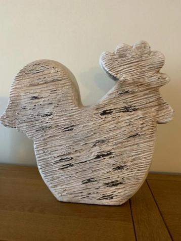 Haan in steen of terracotta beschikbaar voor biedingen