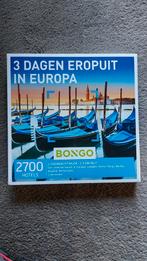 Bongobon 3 dagen eropuit in Europa.