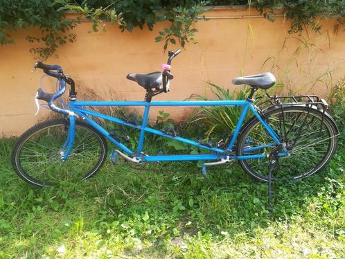 Trekkingfiets tandem, Vélos & Vélomoteurs, Vélos | Tandems, Utilisé, Plus de 20 vitesses, Enlèvement