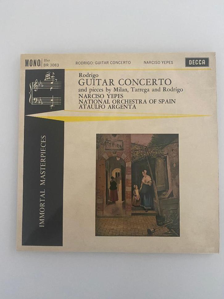 Guitar Concerto by Milan Tarrega Rodrigo 1961, Cd's en Dvd's, Vinyl | Klassiek, Zo goed als nieuw, Romantiek, Orkest of Ballet