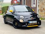 Fiat 595 Abarth Cabriolet 42.000km 2019 Full Options., Auto's, Abarth, Cabriolet, Zwart, Bedrijf, Handgeschakeld