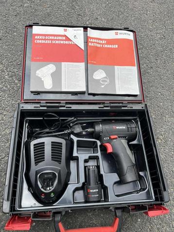 würth schroefmachine visseuse  12v Zo goed als nieuw, Enlèvement ou Envoi, Comme neuf, Autres types