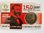 Coincard van 2 euro Belgische Rode Kruis 2014, 2 euro, Ophalen of Verzenden, België