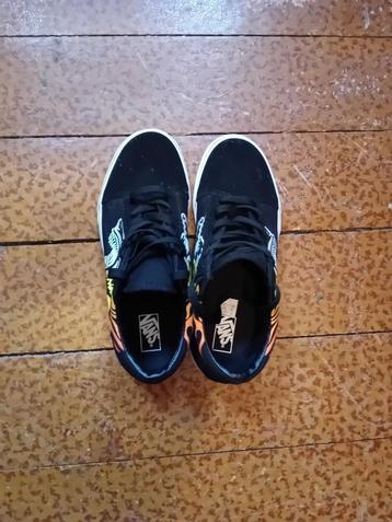 VANS old Skool Ferocious Flame Racing - comme neuve!, Enlèvement, Comme neuf, Chaussures