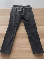 Country skinny jeans met sliertjes grijs zwart zilver L, Kleding | Dames, Spijkerbroeken en Jeans, Verzenden, Zwart, Nieuw, Onbekend