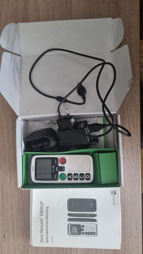 Doro Secure 580 senioren telefoon wit, Telecommunicatie, Mobiele telefoons | Overige merken, Zo goed als nieuw, Ophalen of Verzenden