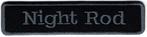 Harley Davidson Night Rod stoffen opstrijk patch embleem #2, Motoren, Verzenden, Nieuw