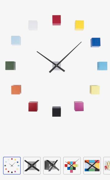 Nieuwe cubic clock wandhorloge klok  beschikbaar voor biedingen