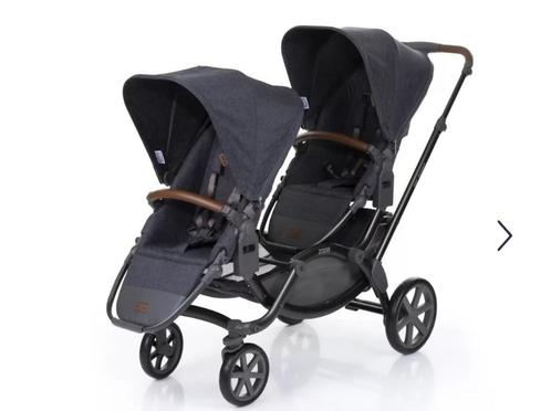 Duo buggy ABCdesign zoom, Kinderen en Baby's, Tweelingen en Meerlingen, Zo goed als nieuw, Ophalen