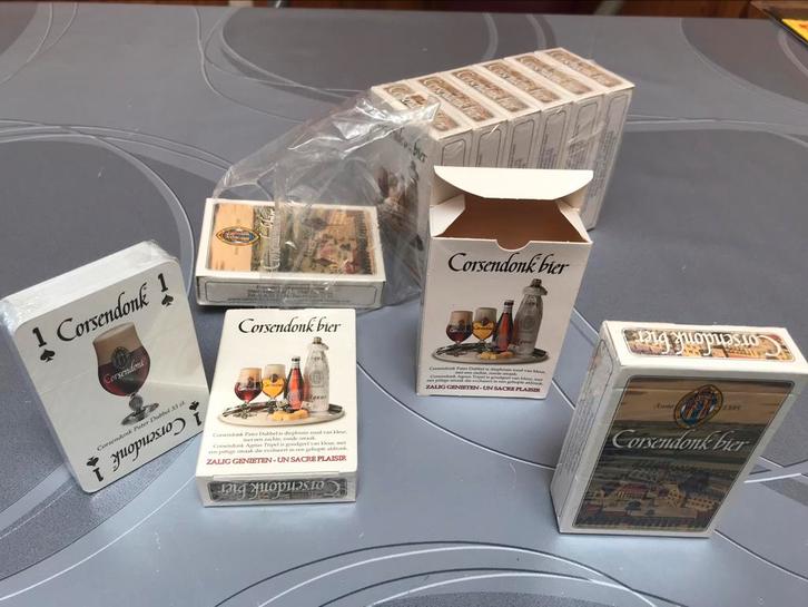 Corsendonk bier speelkaarten 10st. voor 15€, Verzamelen, Merken en Reclamevoorwerpen, Nieuw, Overige typen, Ophalen of Verzenden