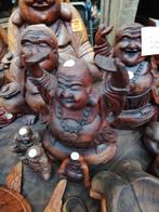 bouddha rieur du bonheur 30 cm en bois de suar, Huis en Inrichting, Ophalen of Verzenden, Nieuw