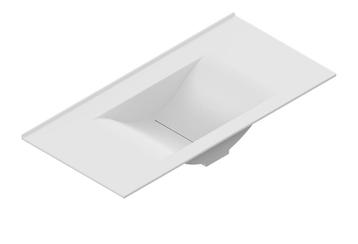 NIEUW solid surface wastafel 110x47cm  beschikbaar voor biedingen