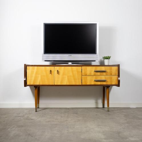 Prachtig vintage Tv meubel, Huis en Inrichting, Kasten |Televisiemeubels, Gebruikt, Overige houtsoorten, Ophalen of Verzenden