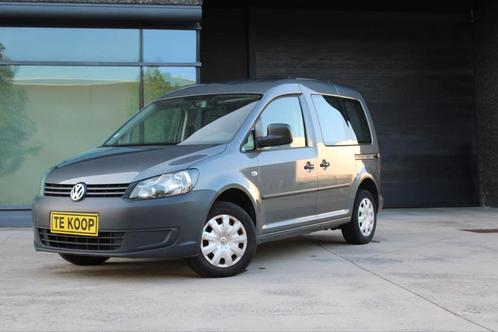 Caddy DSG TDI, Auto's, Volkswagen, Particulier, Trekhaak, Diesel, Euro 5, Automaat, Zilver of Grijs, Grijs, Leder en Stof, Voorwielaandrijving