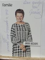 JANINE Bisschops met originele handtekening, Verzamelen, Muziek, Artiesten en Beroemdheden, Ophalen of Verzenden