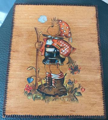 Vintage schilderijtje beschikbaar voor biedingen