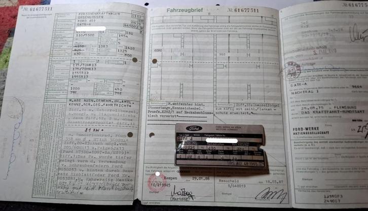 Jeux papier ford escort mk2 2000cc, Auto diversen, Handleidingen en Instructieboekjes, Ophalen