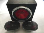 Sony Xplod woofer in baskast 1200 watt peak power & speakers, Auto diversen, Autospeakers, Ophalen