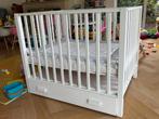 Wit park met lade, Kinderen en Baby's, Ophalen, Gebruikt, Vierkant, In hoogte verstelbaar