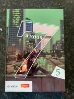 7 à vous 5 - Leerwerkboek Frans, Ophalen of Verzenden, Nieuw, Overige niveaus, Van In