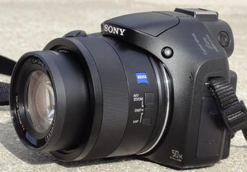 Sony hx400v 50x optical zoom Carl Zeiss Lens (nieuwstaat)  disponible aux enchères