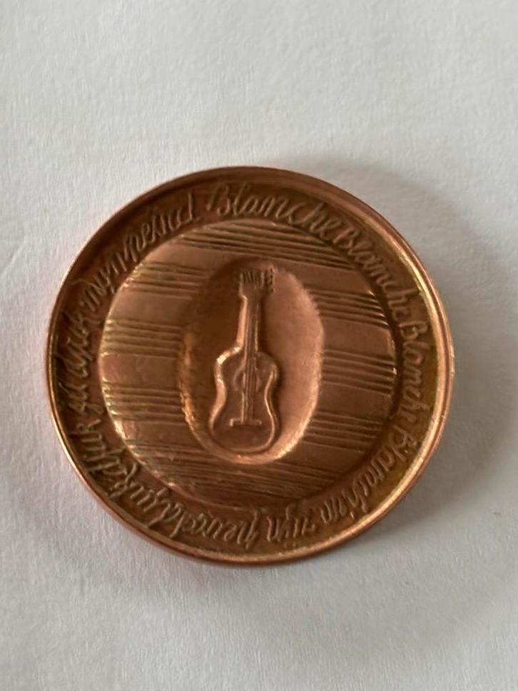 Penning Willem Vermandere, Postzegels en Munten, Penningen en Medailles, Ophalen of Verzenden