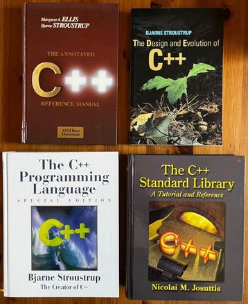Bundel C++ boeken (o.a. van Bjarne Stroustrup) beschikbaar voor biedingen