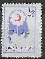Turquie 1958 - Yvert 243BF - Croix-Rouge - 1/2 km. (PF), Envoi, Non oblitéré