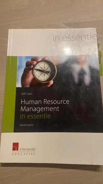Human Resource Management in essentie - Ralf Caers beschikbaar voor biedingen