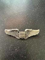 WWII US army air force pilot wings, Ophalen, Luchtmacht, Embleem of Badge