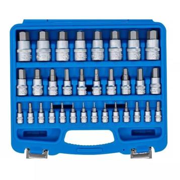 Inbus bit doppenset 1/4" 3/8"en 1/2" 32-delig, Ophalen of Verzenden, Nieuw