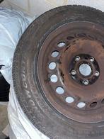 4 pneu neufs avec jantes tole 205/55R15 golf 6, Enlèvement, Comme neuf