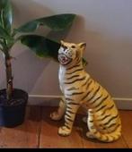 Magnifique tigre italien en céramique, Antiquités & Art, Enlèvement ou Envoi