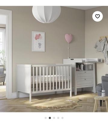 Lit évolutif bébé gris ikea, Enlèvement, Comme neuf, Lit