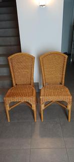 Chaises (2) en osier en bon état, Maison & Meubles, Osier ou Rotin, Autres couleurs, Enlèvement, Utilisé