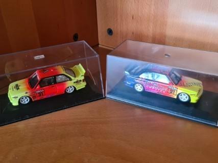 2x BMW M3 – schaal 1/43 - Pauls model art, Hobby & Loisirs créatifs, Voitures miniatures | 1:43, Comme neuf, Voiture, MiniChamps