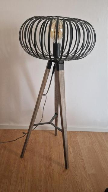 Staande lamp, Vintage, retro, 75 cm ou plus, Comme neuf, Enlèvement