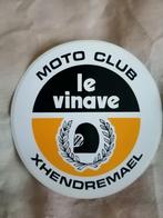Autocollant Vintage Moto Club Le Vinave Xhendremael, Ophalen of Verzenden, Zo goed als nieuw